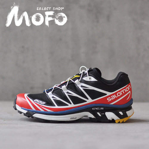 萨洛蒙 Salomon SLAB XT-6 Softground ADV 黑红户外运动鞋413428