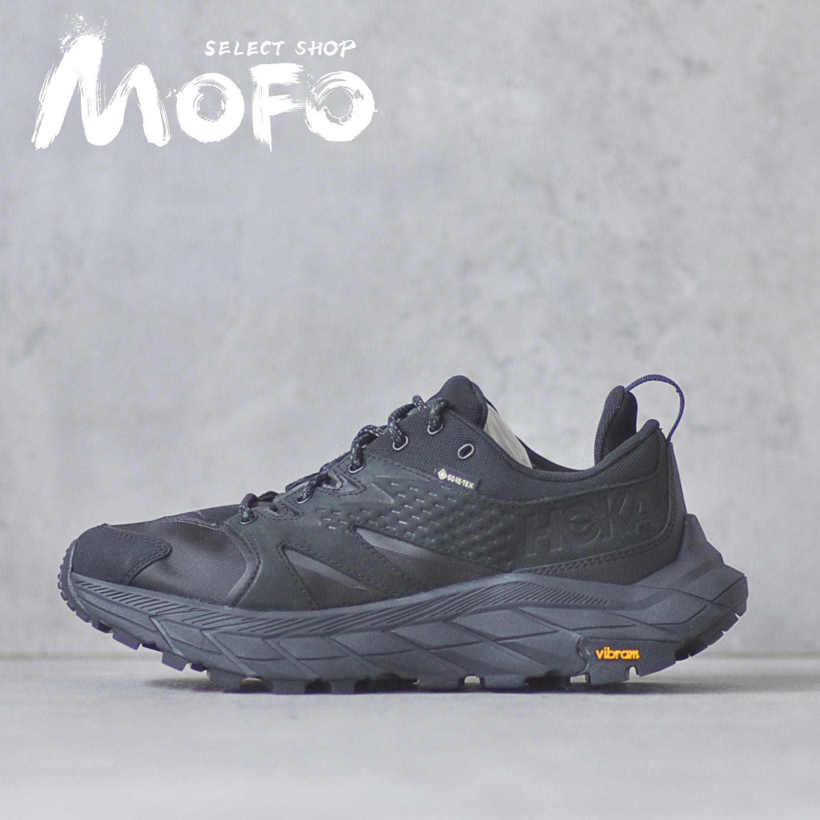 hoka one one anacapa low 低帮 轻便登山鞋1122017-bblc 黑