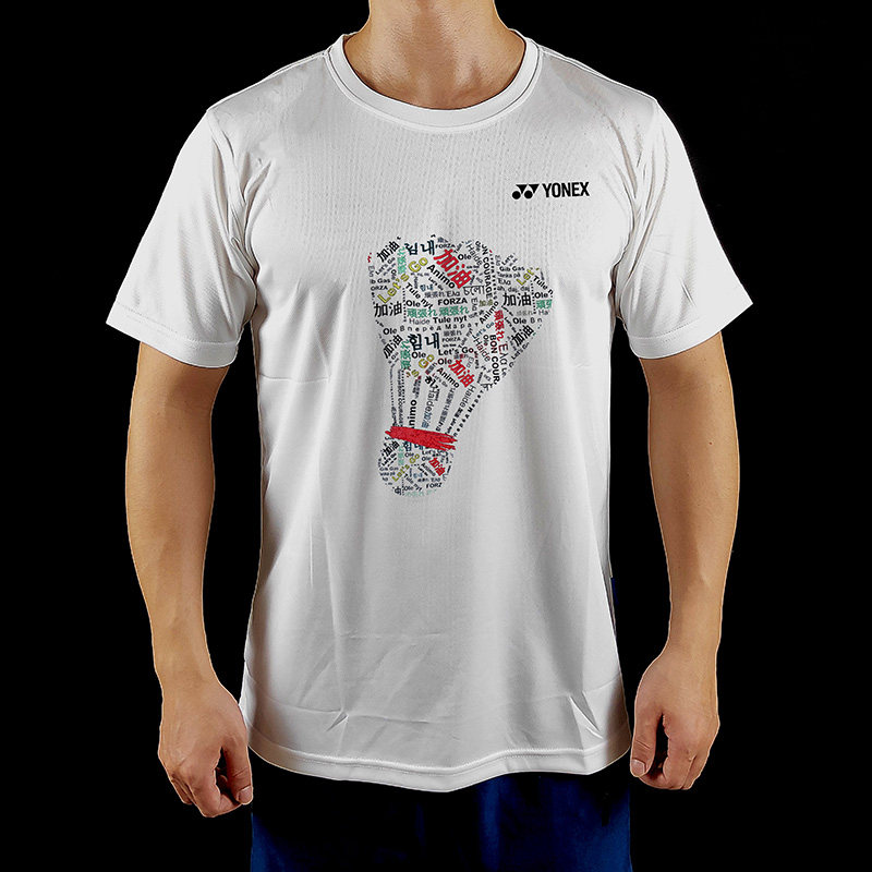 王小羽羽毛球服夏季男女短袖速干透气t恤文化衫运动上衣约吗定制