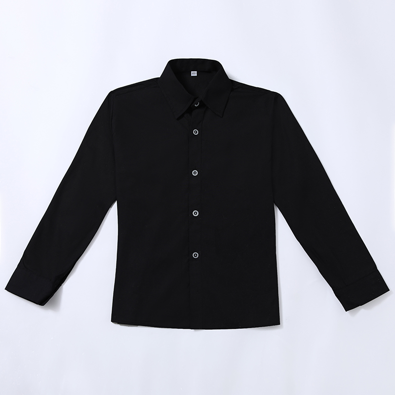 儿童衬衫男童春秋季长袖衬衣礼服