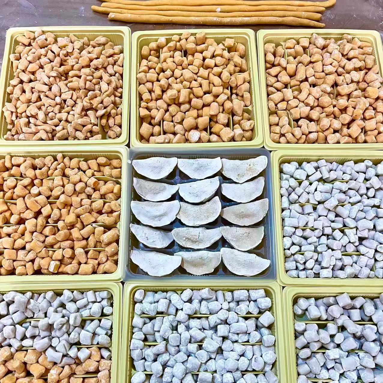 双色芋圆纯手工制作不添加大小可定制
