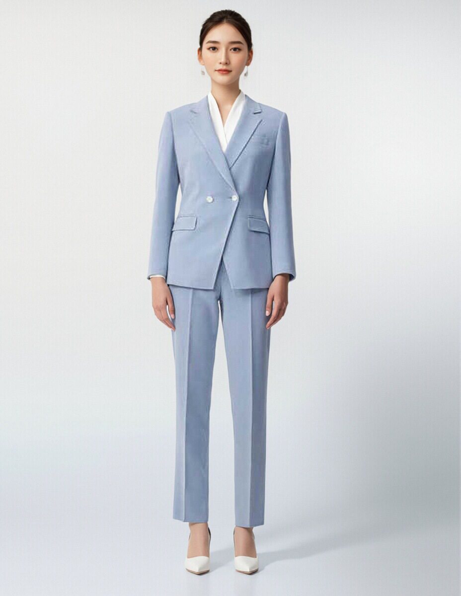 品质女士时尚通勤女西服套装