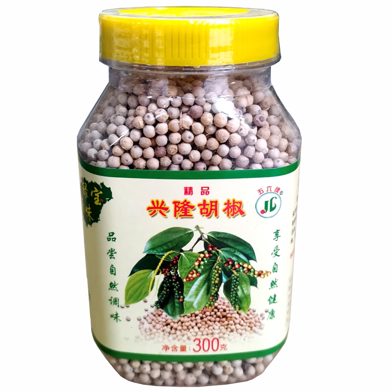 海南特产五六白胡椒粒300克