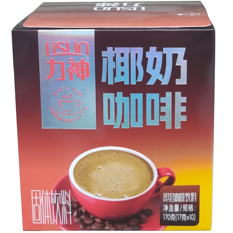 海南特产速溶力神椰奶咖啡