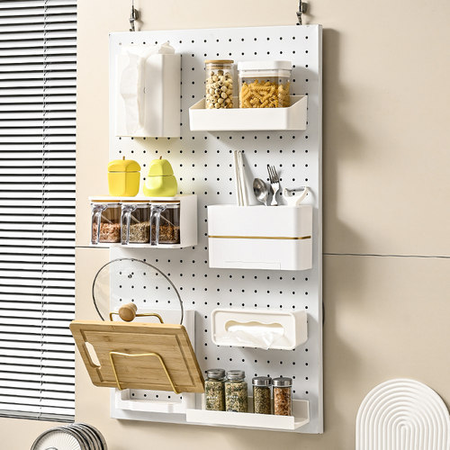 收纳免打孔配件墙上挂钩整理神器