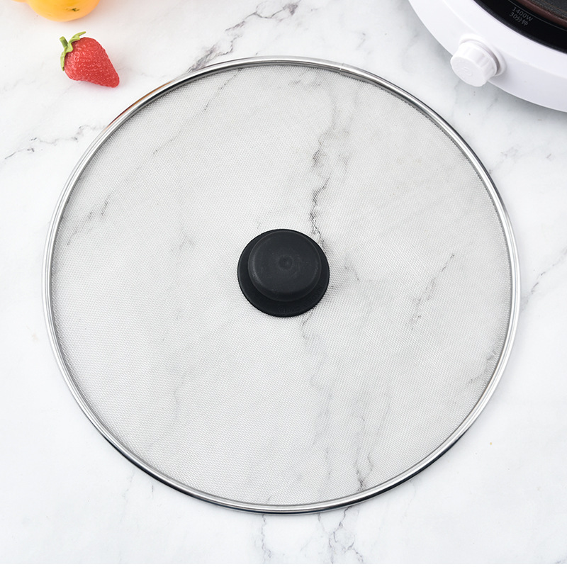 爆款430不锈钢防油201网 遮油盖 防溅网罩 挡油网盖 防爆盖锅盖