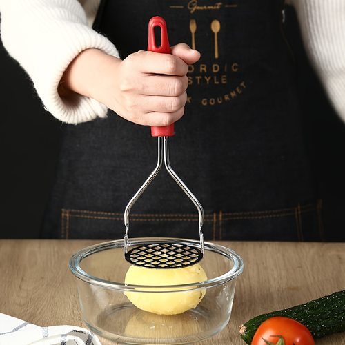 1pc, Stainless Steel Potato Masher with Non-Slip