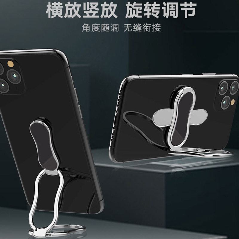 爆款手机支架桌面可伸缩折叠旋转多功能直播批发懒人指环便携