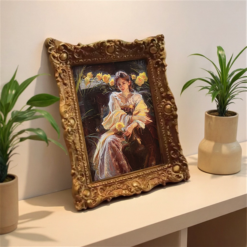 【精致雕花】法式古典相框摆件