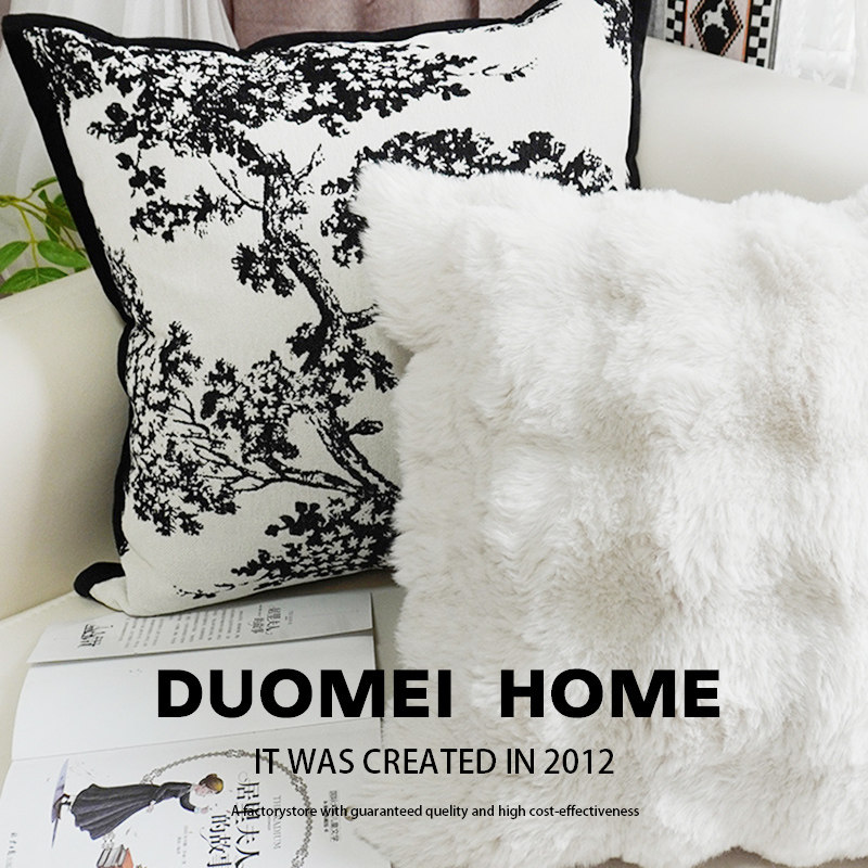 轻奢客厅法式网红爆款沙发靠枕套