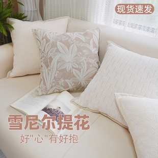 2024网红爆款抱枕靠枕套子不含芯阳台飘窗沙发客厅轻奢高级感方形