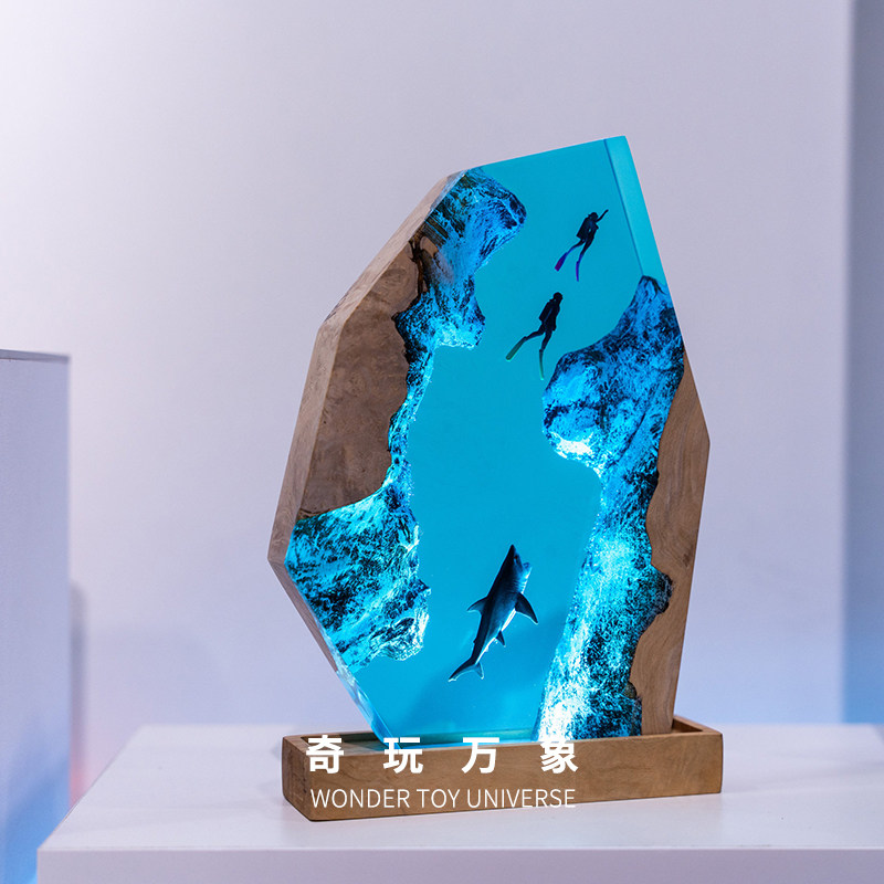 玩具发光水族潜水员房间治愈解压