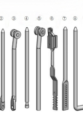 都发GGD锁杆 LG001-1-2-3配电柜天地连杆 LG002-1-2-3柜门锁拉杆