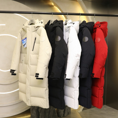 户外极寒过膝防风防水白鹅绒服