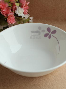 美国康宁玻璃餐具 紫色幸运草 500ML/1L汤碗（418/432）专柜正品