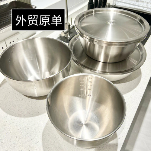 唐雅无印料理盆不锈钢