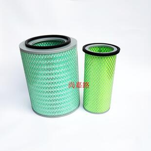 适配K2442空气滤芯上柴潍柴D6114龙工520A压路机挖掘机空气滤清器