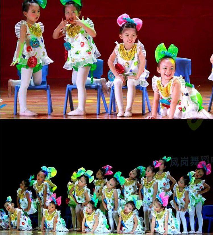 我爱吃蔬菜演出服幼儿舞蹈服
