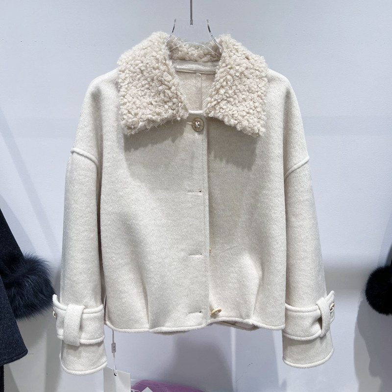 2025冬季新款设计感双面羊毛呢短款大衣女百搭小个子长袖呢子外套,女装/女士精品,毛呢外套,淘宝优惠券,粉丝福利购,淘宝优惠卷