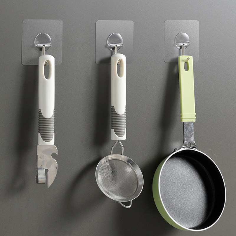 无痕挂钩墙壁免打孔厨房壁挂承重粘钩胶挂勾可重复使用魔力贴挂钩