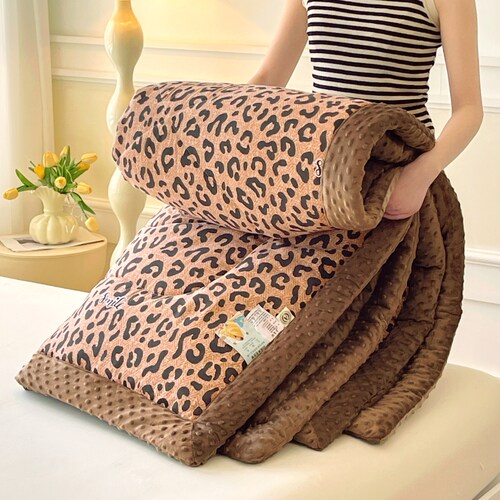 2026新款冬季可机洗安抚豆豆被可机洗一体成人儿童品牌空调被被芯