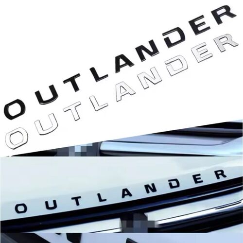 适用于13-21年老款欧蓝德字母贴车头机盖车标OUTLANDER改装欧蓝德