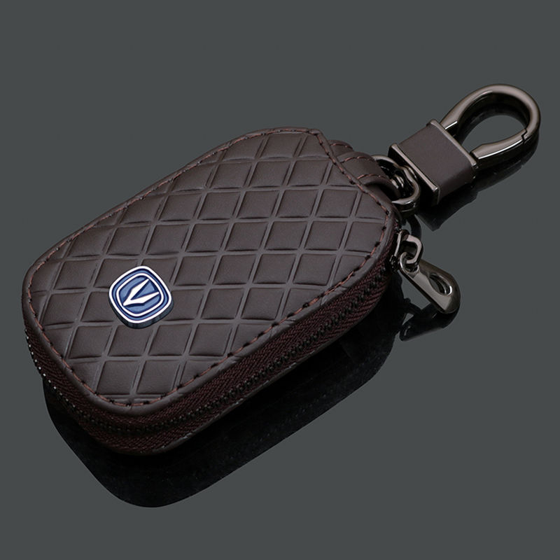 长安真皮钥匙包男cs55/cs75/cs35逸动xt凌轩cs15睿骋cc钥匙套cx70