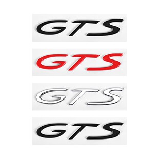 适用于保时捷卡宴帕拉梅拉GTS车尾标贴RS改装 饰贴 字母标GT3数字装