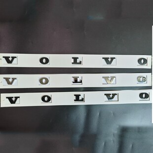 适用沃尔沃S90车标改车贴尾门字标VOLVO英文字母后尾大号标志贴