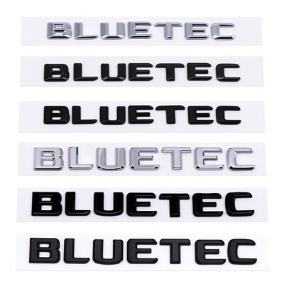 适用于奔驰 柴油版 改装 新老款 BLUETEC车标 车尾标 英文车贴标