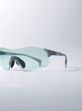 无框防滑UV400薄荷绿太阳镜