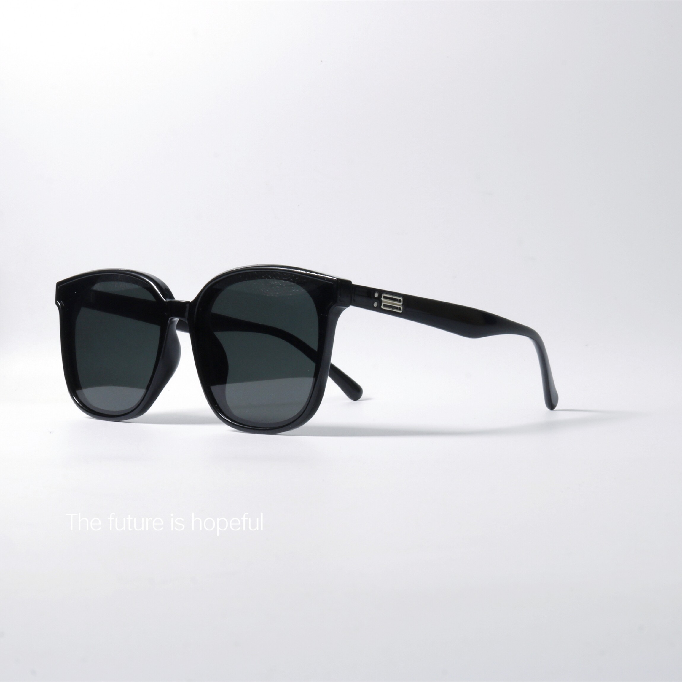 韩版gm风格UV400偏光极简墨镜