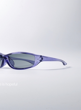 Y2K风格环绕设计骑行墨镜UV400防紫外线辐射小众配色遮阳太阳眼镜