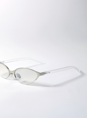 猫眼金属半框UV400防紫外太阳镜