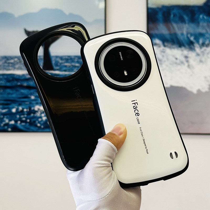 iFaceCase适用华为Mate70手机壳防摔小蛮腰镜面烤漆Mate70Pro+保护壳全包加厚加宽弧形硅胶套高级感软边硬壳