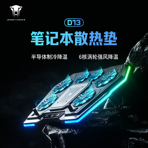 丛林豹D13半导体笔记本散热底座