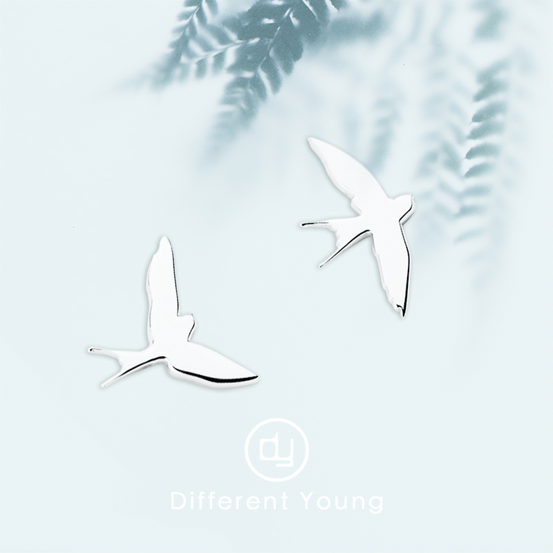 燕子简约高级女小众品牌礼物耳钉