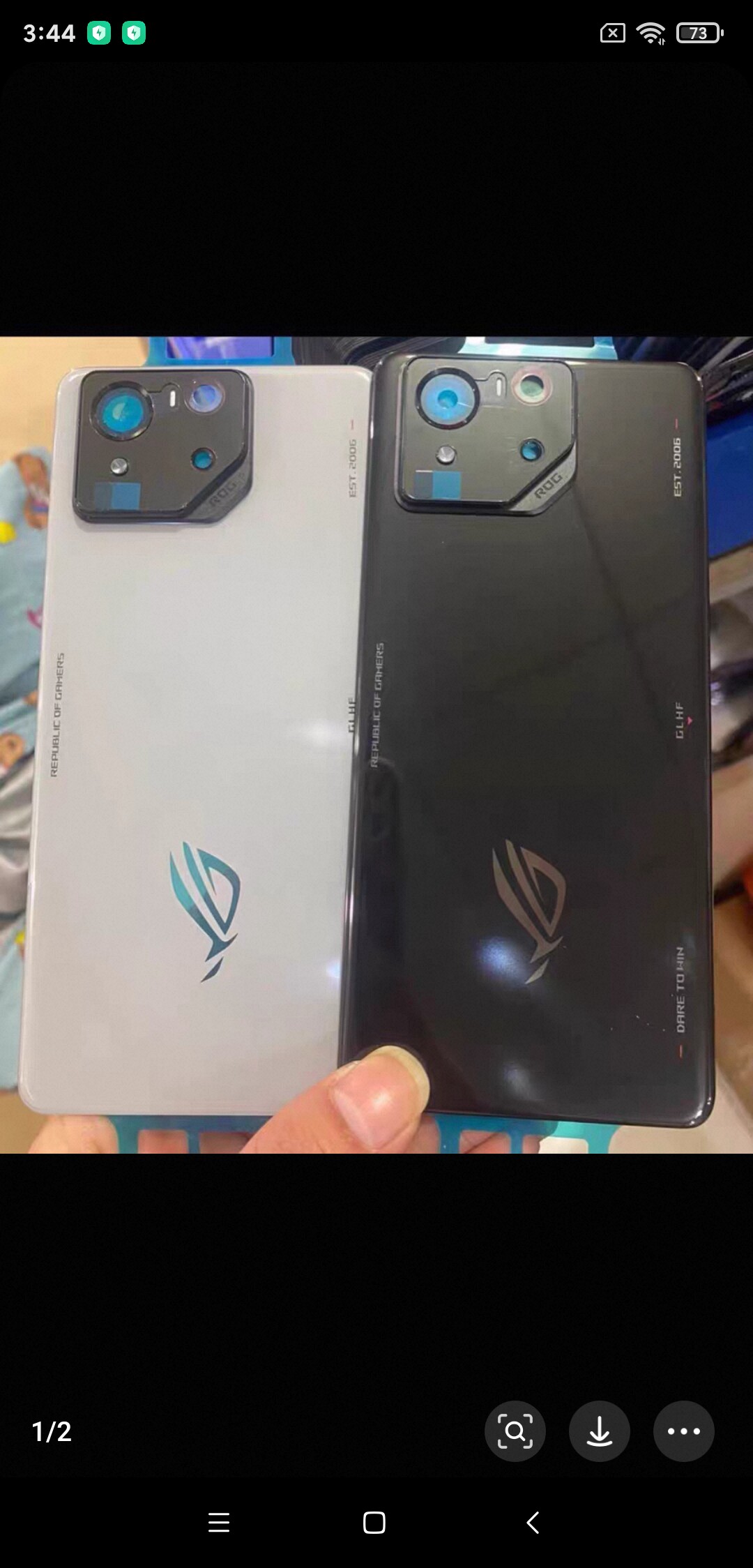 3c适用华硕ROG8后盖电池盖玻璃后壳rog8后盖