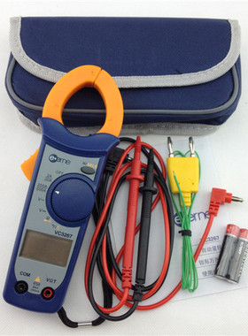 全新正品数字钳形表/(3 3/4) 自动量程交流数字钳形万用表VC3267