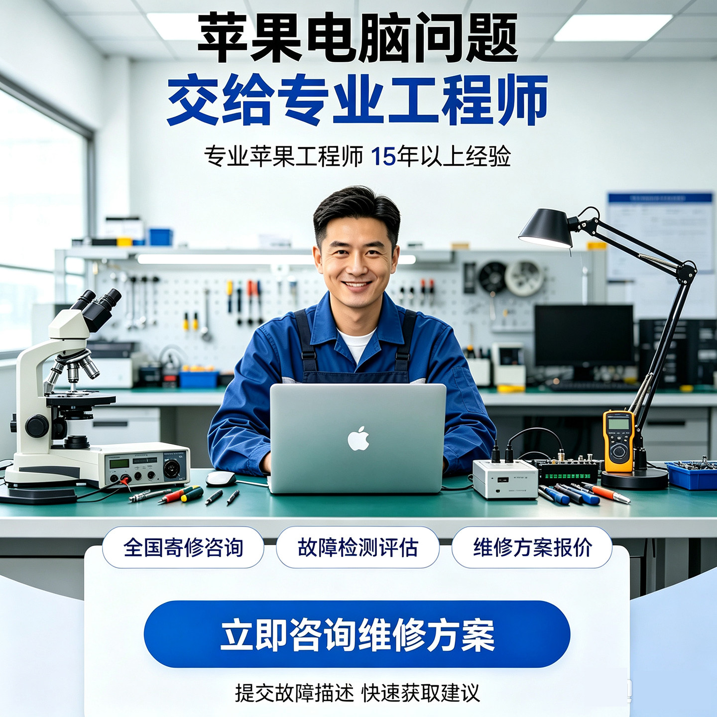 西安专业苹果电脑MacBookPro Air主板维修(不开机/进水/硬件升级)