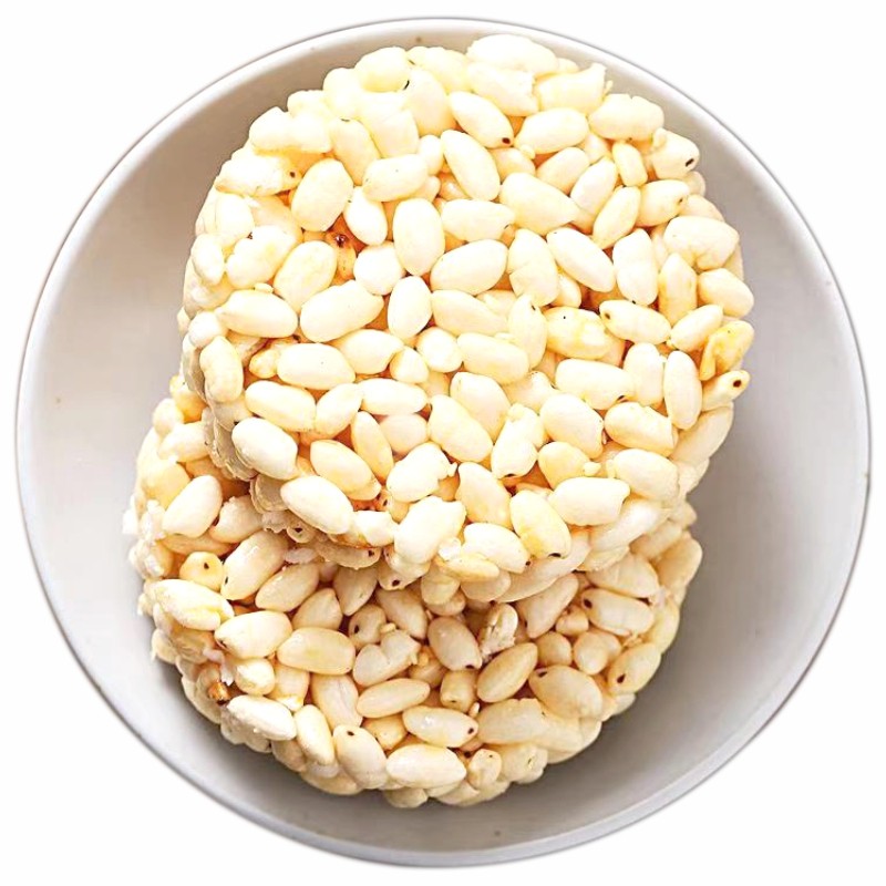 四川蒲议散装青稞米饼大米膨化零食传统老式花生味芝麻味休闲零食