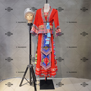 出租租赁歌伴舞苗族刺绣少数民族壮族瑶族侗族土家族表演服演出服