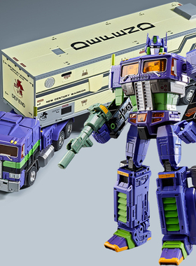 大号变形卡车机器人EVA擎天之柱MMP10带车厢男孩金刚合金正版玩具