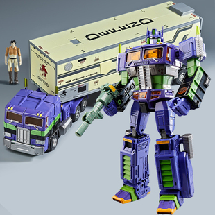 大号变形卡车机器人EVA擎天之柱MMP10带车厢男孩金刚合金正版玩具