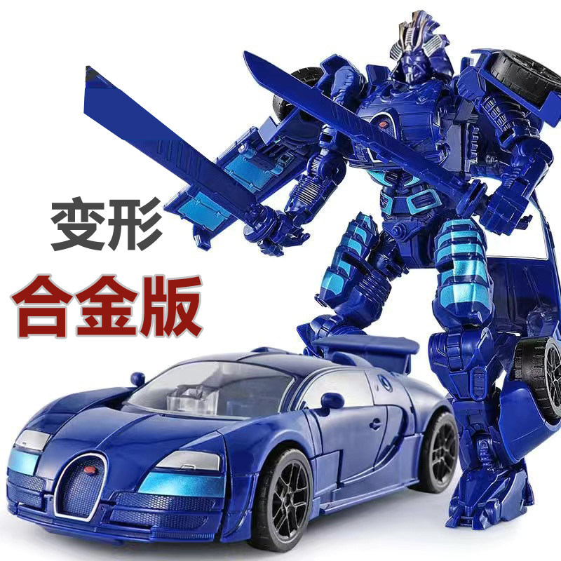 变形漂移探长准星十字线大黄蜂汽车跑车男孩金刚玩具合金正版模型