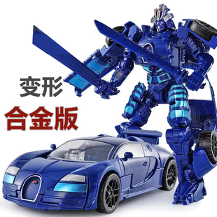 变形漂移探长准星十字线大黄蜂汽车跑车男孩金刚玩具合金正版模型