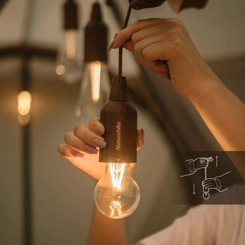 Naturehike便携防水长续航拉线灯