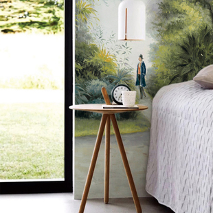 爱朵 迪克斯花园风景欧式背景墙油画壁画卧室客厅餐厅植物可定制