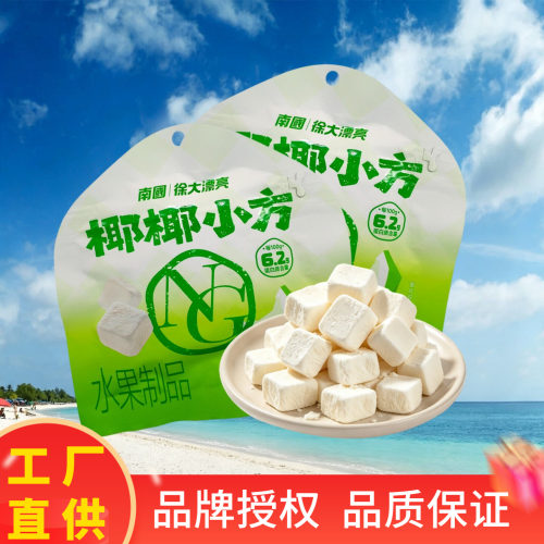 南国冻干小方25gX2袋椰子制品