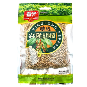 春光兴隆白胡椒粒180克 调味料海南特产烹饪烧菜煲汤